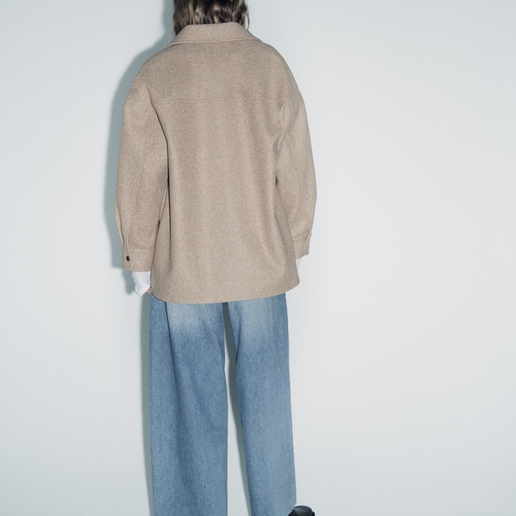 Zara Brown Overshirt (Size 2-4) - Picture 3 of 3